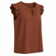 thumbnail image 4 of Blusa Simply Basic para Mujer, Escote Redondo Café Talla Eg, 4 of 4
