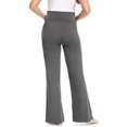 thumbnail image 2 of ShomPort Women's Maternity Pants Solid Color High Waist Straight Leg Maternity Sweatpants Fall Maternity Lounge Pants, 2 of 6