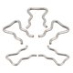thumbnail image 3 of Juego de 10 clips de acero inoxidable para inyectores de combustible diésel, 3 of 7