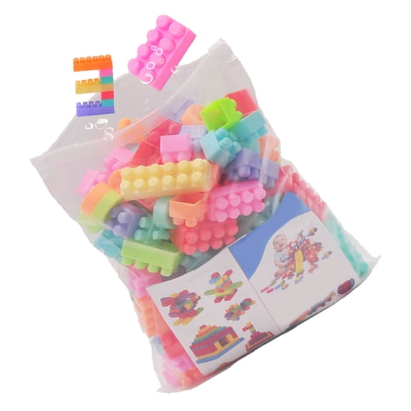 Kit de juguetes de bloques para niños, bloques de construcción, juguetes sensoriales, bloques de montaje, juguete de iluminación educativo tipo 1