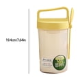thumbnail image 3 of Vaso portátil para desayuno de avena con cuchara | Bandeja de hielo desmontable para almacenar en frío | Tapa a prueba de fugas, 3 of 6