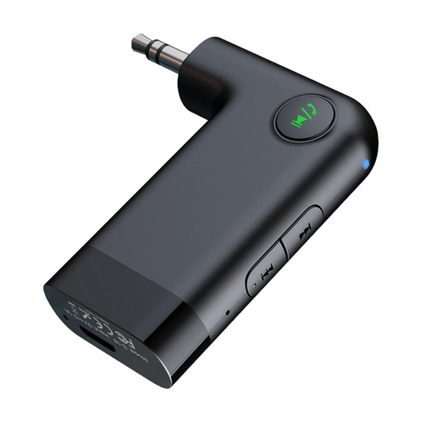Receptor Inalámbrico Bluetooth 5.0 Conector de 3,5 Mm para Altavoces Estéreo para El Hogar Y El Automóvil Sunnimix Receptor Bluetooth