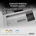 thumbnail image 2 of Fuente de alimentación Corsair RM850e 850W totalmente modular blanca, 2 of 7