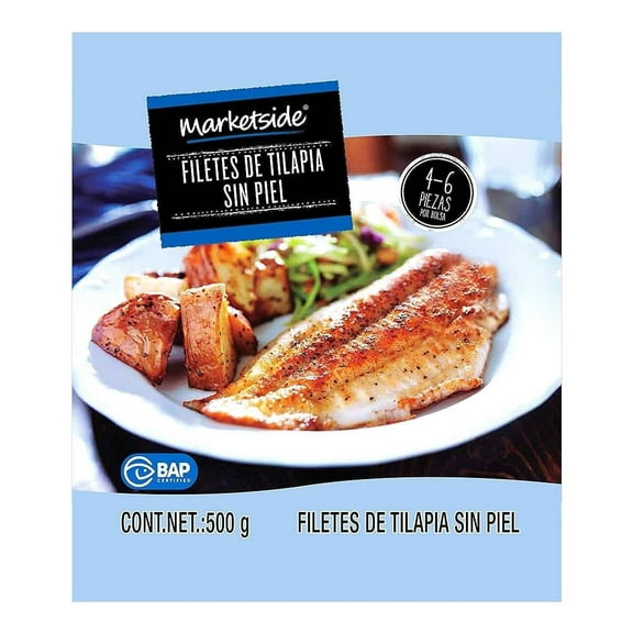 Filete de Tilapia Marketside sin piel 500 g congelado