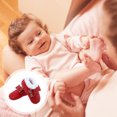 thumbnail image 4 of EXHUMKY 1Par Shoes Infant Walking Red Breathable Lightweight Soft Sole for Indoor Use, 4 of 8