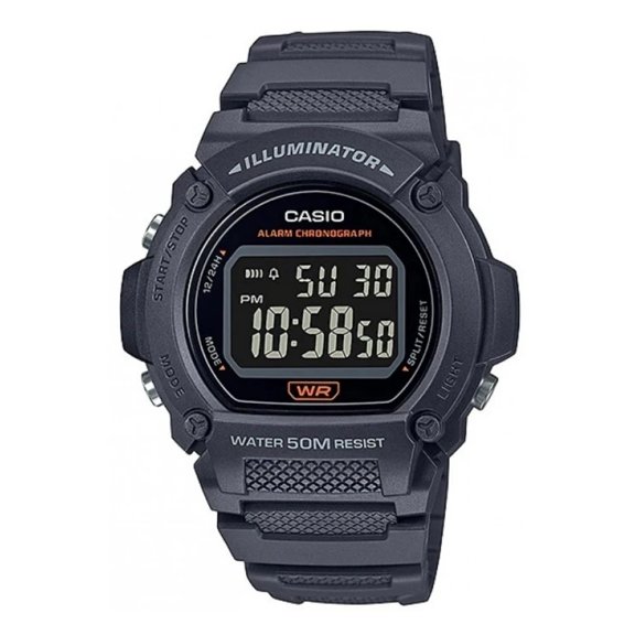 Reloj Casio hd Digital Grey W219H-8BV Casio casio W219H-8BV