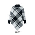 thumbnail image 2 of Minnieouse Capa de mujer portátil con estilo de moda invierno otoño reemplazo térmico cálido mantener punto niñas capa abrigo ropa Abrigos y chamarras Gris, 2 of 6