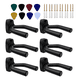 thumbnail image 2 of 6 Piezas Soporte Para Guitarra Bloosom  Pared Con Gancho Esponja Negro, 2 of 4