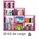 thumbnail image 3 of Librero Organizador Armado Facil Portátil Práctico Color Rosa, 3 of 3