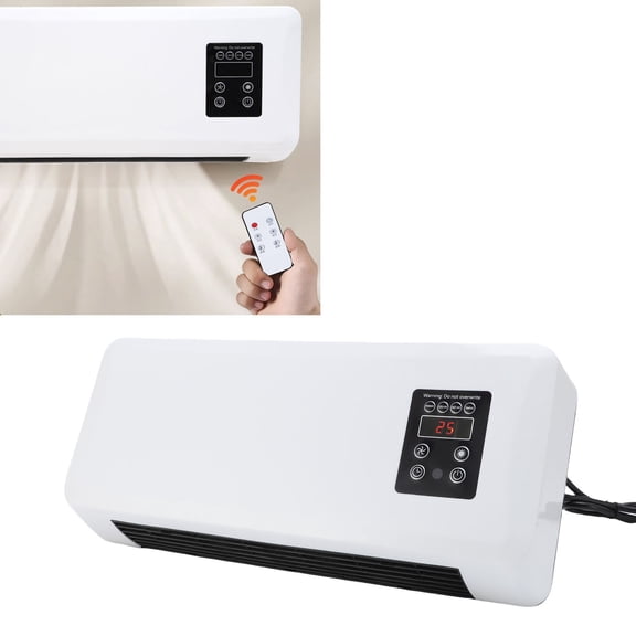 Calentador De CA Montado En La Pared Control De Clima Inteligente 1500W Instalación Gratuita De Herramienta Alexa Compatible Para Habitación Para