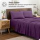 thumbnail image 2 of Juego de Fundas de Almohada Bare Home Cierre Tipo sobre Colección Premium 1800 Ultra Suave Tamaño Queen Color Ciruela 2 Unidades, 2 of 6