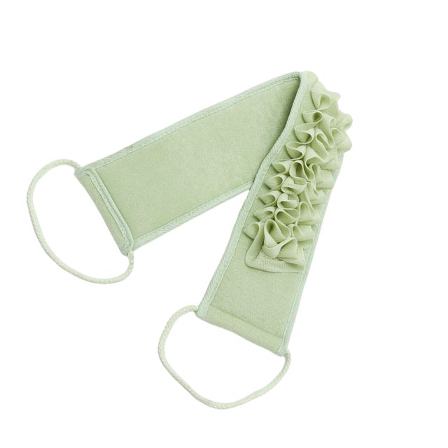 Advancent Depurador de baño, toalla, depuradores de piel, paño de doméstico para mujer, cinturón exfoliante de espalda larga, toallas, Suministros de limpieza para el hogar Verde