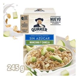 Avena integral Quaker instant sin azúcar manzana y canela 245 g