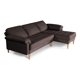 thumbnail image 2 of Sala Modular Reversible Makora Cavalli Con Memory Foam, Color Chocolate, Lino Respaldo Reclinable De 3 posiciones., 2 of 11