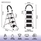 thumbnail image 2 of Escalera Plegable 4 Peldaños Antiderrapantes de Acero para Hogar 135 kg, 2 of 6