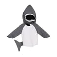 thumbnail image 4 of Disfraz de tiburón para niños, ropa de dibujos animados, ropa de tiburón pequeño para fiesta temática marina. 80 a 105cm, 4 of 9