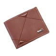 thumbnail image 2 of Cartera de cuero Cartera delgada para hombres con clip para dinero Cartera simple con doble pliegue Carteras para hombres con compartimento para tarjetas de crédito Cartera para hombres con monedero O, 2 of 6