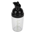thumbnail image 4 of Agitador de aderezo para ensaladas, agitador de aderezo para ensaladas de 200 ml, suministros de cocina, tarro de aderezo para ensaladas con tapas, diseño aerodinámico, 4 of 12