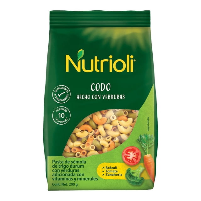 Nutrioli Codo Verduras 200g