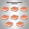 thumbnail image 1 of M Buder Disipador de Calor de Cobre Puro para RAM CPU y Tarjeta Gráfica 8 Piezas Enfriamiento Térmico Eficiente Componentes de Computadora para Portátil y PC, 1 of 9