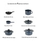 thumbnail image 2 of Batería de Cocina Ekco 9 piezas  Acero esmaltado Gris con Brillo Perdurable, 2 of 4