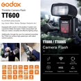 thumbnail image 2 of Cámara Flash Speedlite Godox TT600 2.4G Wireless GN60, 2 of 9
