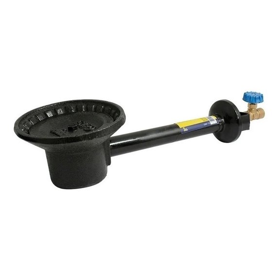 Quemador Fofo De Alta 4" Gas Negro Presion Alta
