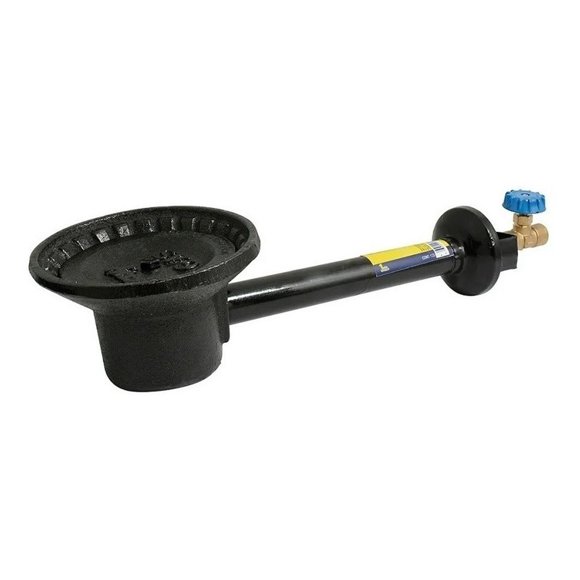 Quemador Fofo De Alta 4" Gas Negro Presion Alta