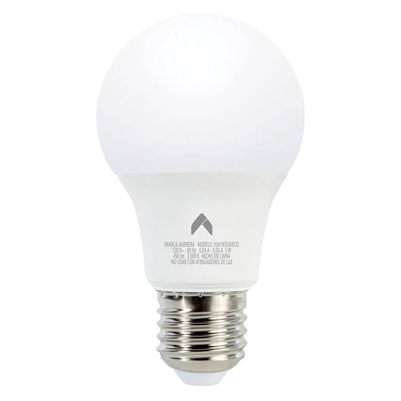 Foco Aurrera Tipo A19 5W Luz Cálida