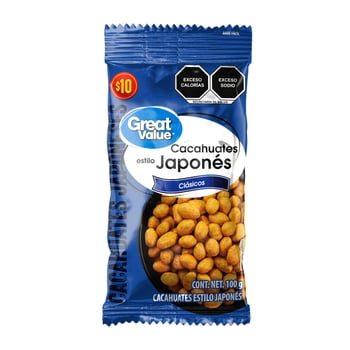 Cacahuate Great Value Japonés 100 g