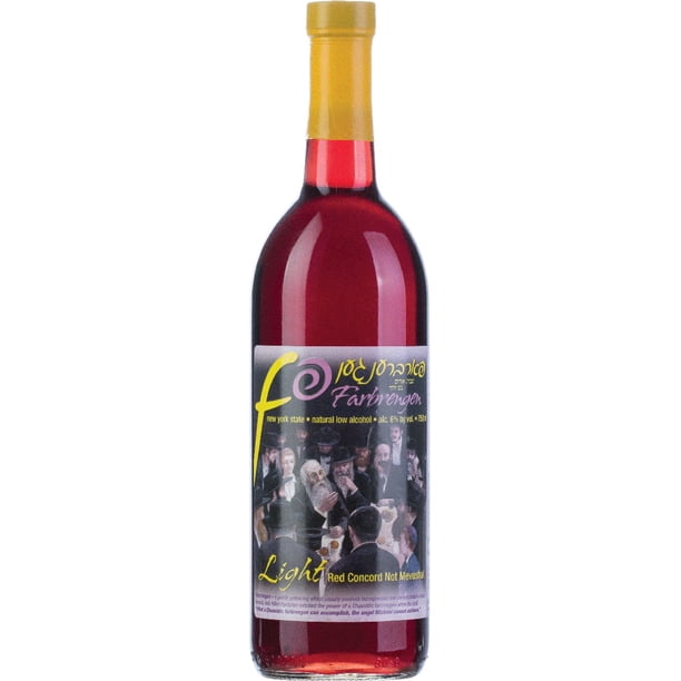 Vino Tinto Extra Kosher Farbrengen Light Red Concord USA