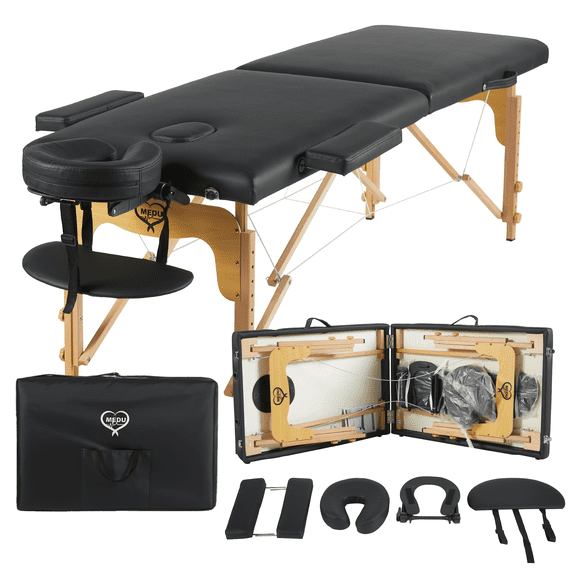 Cama Para Masajes X-PROSS Spa Tatuajes y Terapia Física Estuche negro 6.49 pulg