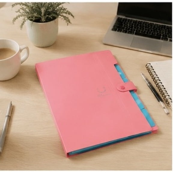 RENACLIPY Folder Con De Broche Color Rosa Para Guardar Archivos Y Importantes