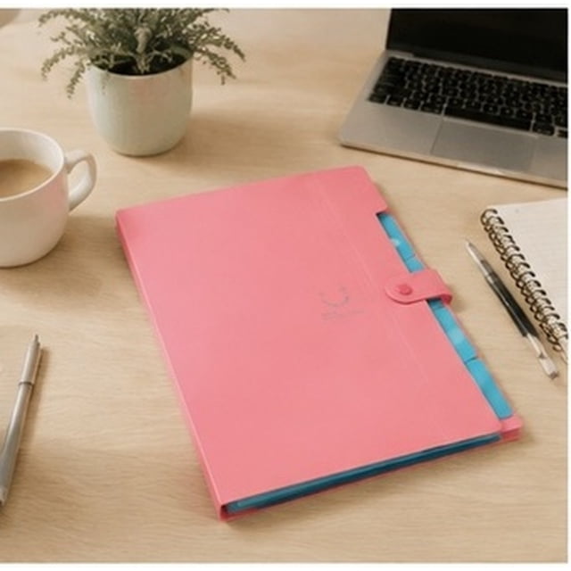 RENACLIPY Folder Con De Broche Color Rosa Para Guardar Archivos Y Importantes