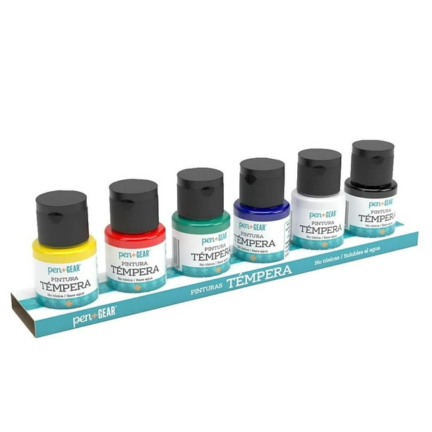 Pintura Escolar Pen+Gear Estuche 6 Pzas con 25 ml c/u