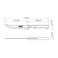 thumbnail image 3 of Cuchillo para Frutas Tramontina Ultracorte 5 Pulgadas Negro, 3 of 4