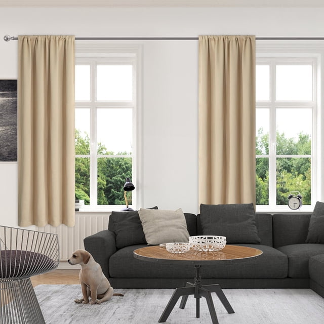Xihbxyly Cortinas de Seda Escandinavas, Aislamiento Térmico y Ahorro de Energía, Diseño Insonorizado, Decoración para Dormitorio y Cocina, Solución para Un Sueño Cómodo, Fácil Instalación, Cortina In