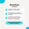 thumbnail image 4 of Toallas de Baño en Seco Limpieza Corporal Sin Enjuague 25 Piezas, 4 of 5