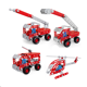 thumbnail image 1 of Juguetes De Metal Para Niños Montaje Educativo 1 En 4 Malubero Rojo, 1 of 5