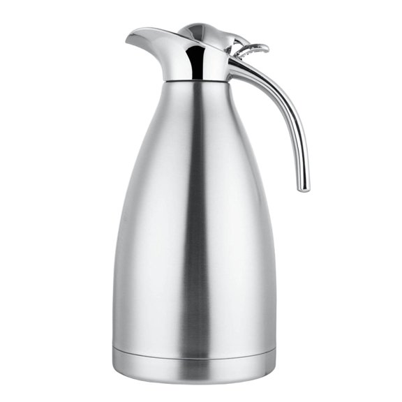 Jarra térmica de acero inoxidable para café con tapa sellada y hervidor de vacío de doble pared para 2L
