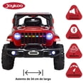 thumbnail image 3 of Camioneta Montable Eléctrica JOYKOO 4x4 Control Remoto Luz LED 12V Rojo, 3 of 7