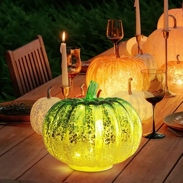 Lámpara de Calabaza de Cristal Lámpara de Calabaza de Cristal Lámpara de Calabaza