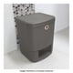 thumbnail image 4 of Kit 2 Botes de basura La Ardilla de plástico con pedal 8L (Gris), 4 of 4