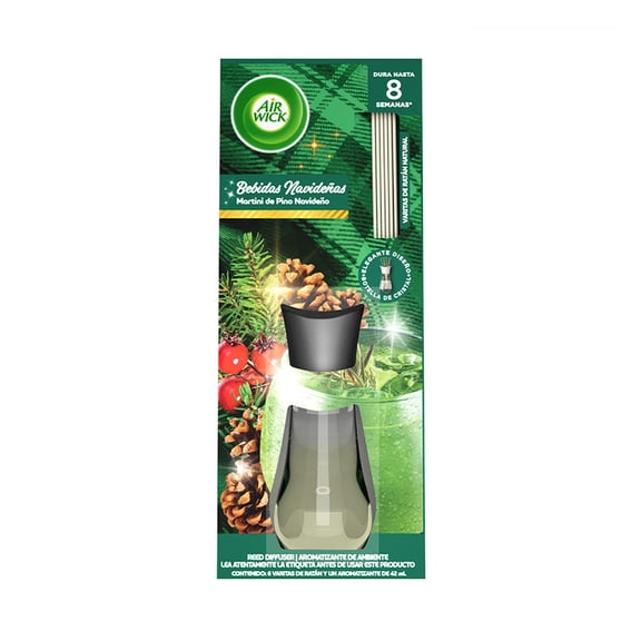 Air Wick Reed Diffuser Martini de Pino Navideño 42mL