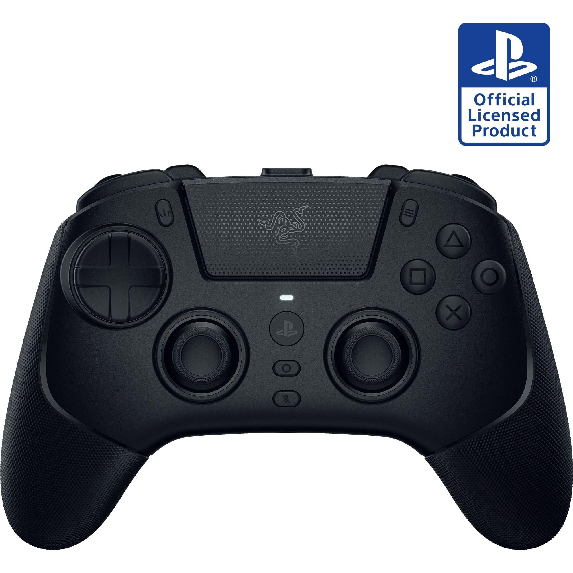 Mando inalámbrico Razer Raiju V3 Pro: con licencia oficial para PlayStation, PS5 y PC - Rendimiento de eSports sin retrasos - 6 botones reasignables - Thumbsticks TMR personalizables - Gatillos rápido