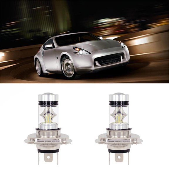 Xihbxyly Despacho de Almacén 2 Luces Delanteras de Alta Potencia H4 3030 20Smd Luces 100W Faros Led para Motocicleta