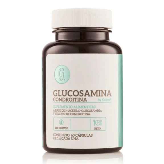 Glucosamina con Condroitina - Suplemento Alimenticio, 60 Cápsulas |  Goltee