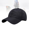 thumbnail image 4 of Gorra de béisbol para hombre y mujer, de satén, ajustable, para exteriores, caminatas y viajes., 4 of 5