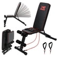 thumbnail image 1 of Banco para Pesas Plegable X-Rush Indra con Respaldo Ajustable 8 Posiciones y Soporte 250 kg, 1 of 7