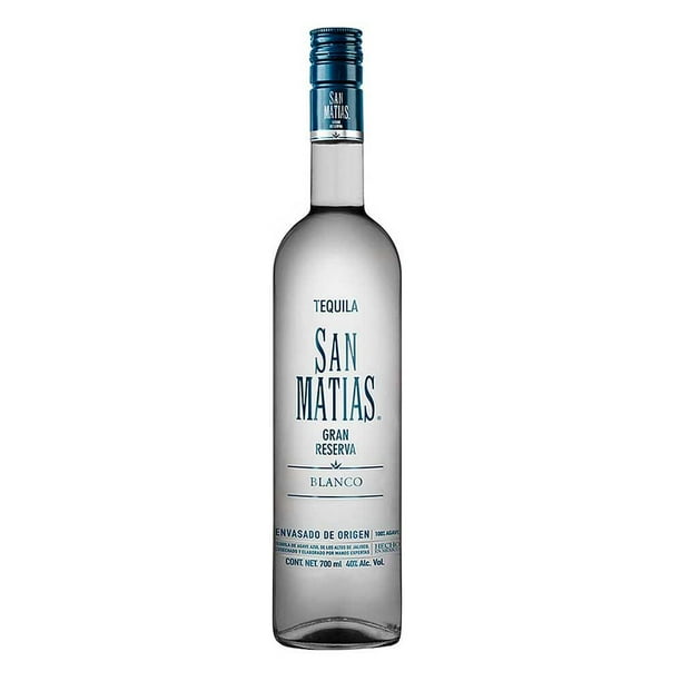 Caja de 12 Tequila San Matias Blanco Gran Reserva 700 ml